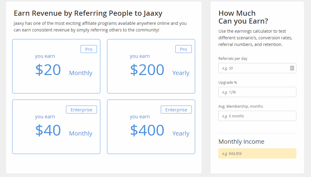 Jaaxy Affiliate Program